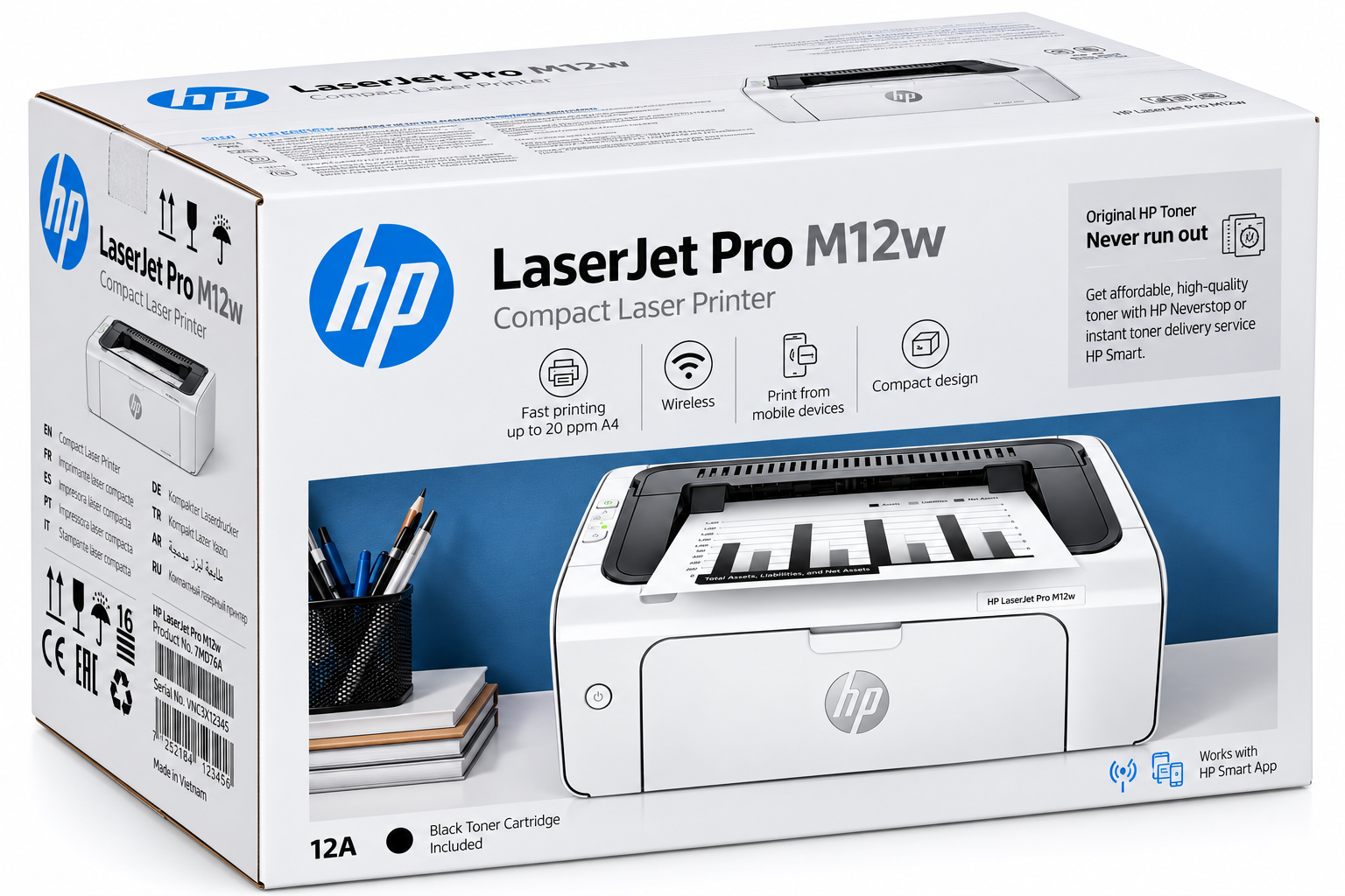 پرینتر آکبند HP M12w